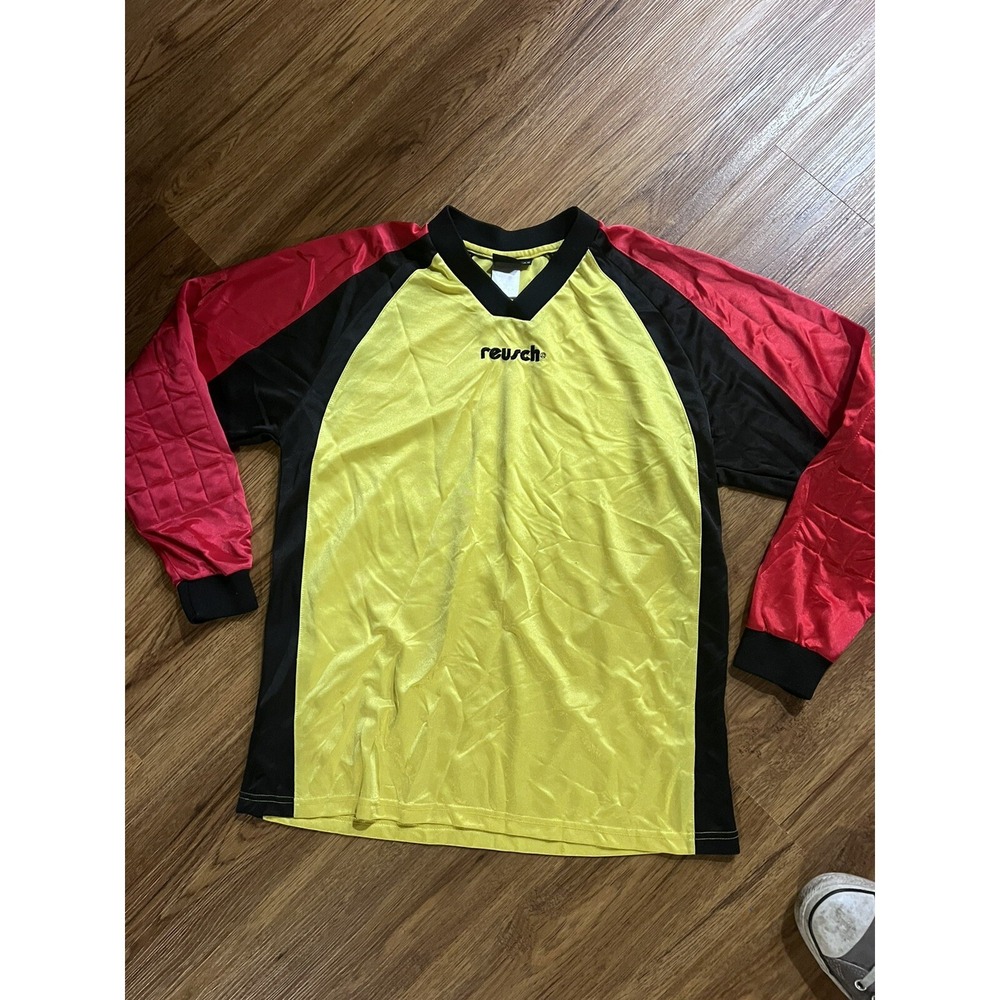 Vintage Reusch Soccer Goalkeeper Jersey Padded Long‎ Sleeve Size Adult S